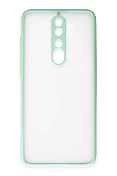 Xiaomi Redmi Note 8 Pro Kılıf Montreal Silikon Kapak - Turkuaz
