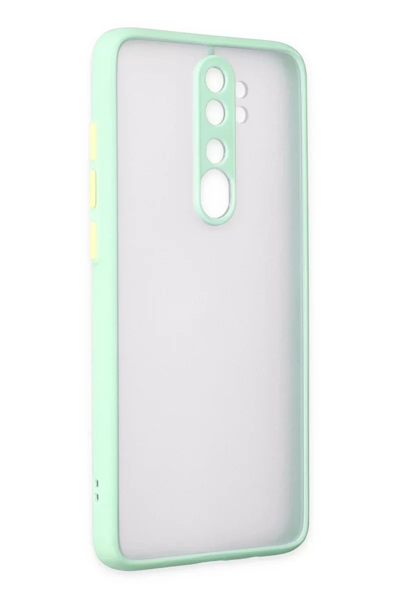 Xiaomi Redmi Note 8 Pro Kılıf Montreal Silikon Kapak - Turkuaz
