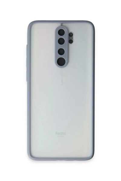 Xiaomi Redmi Note 8 Pro Kılıf Montreal Silikon Kapak - Gri