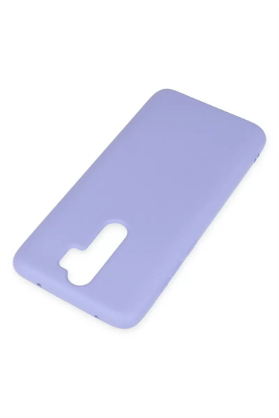 Xiaomi Redmi Note 8 Pro Kılıf Nano içi Kadife Silikon - Lila