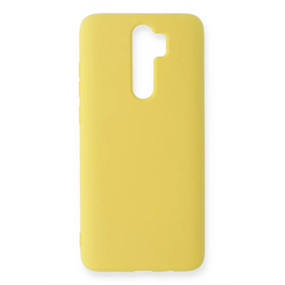 Xiaomi Redmi Note 8 Pro Kılıf Nano içi Kadife Silikon - Sarı