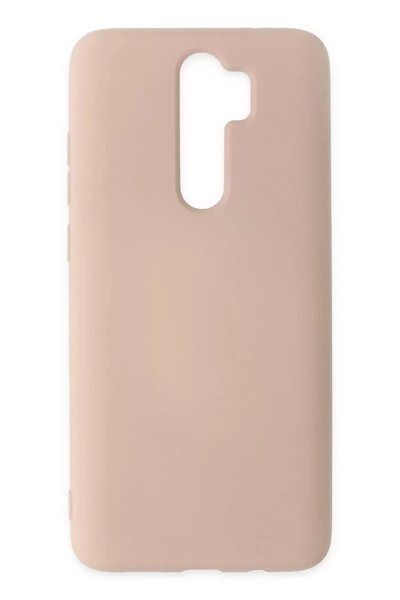 Xiaomi Redmi Note 8 Pro Kılıf Nano içi Kadife Silikon - Pudra