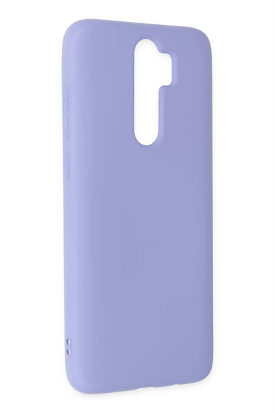Xiaomi Redmi Note 8 Pro Kılıf Nano içi Kadife Silikon - Lila