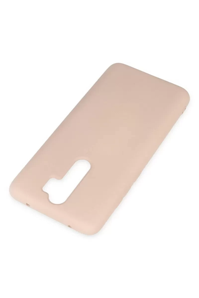 Xiaomi Redmi Note 8 Pro Kılıf Nano içi Kadife Silikon - Pudra