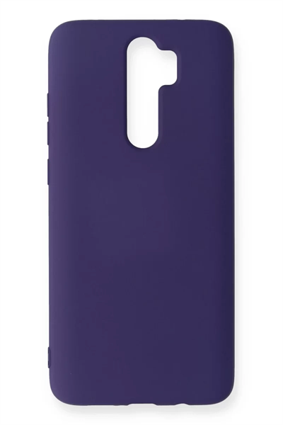 Xiaomi Redmi Note 8 Pro Kılıf Nano içi Kadife Silikon - Mor