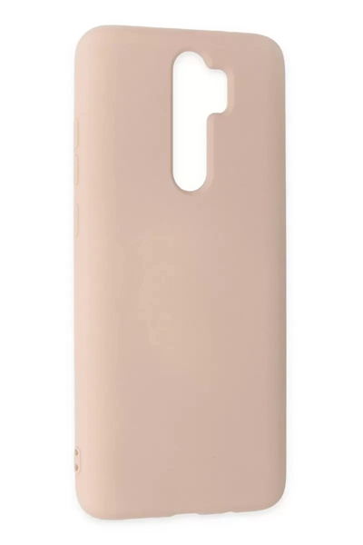 Xiaomi Redmi Note 8 Pro Kılıf Nano içi Kadife Silikon - Pudra
