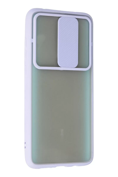 Xiaomi Redmi Note 8 Pro Kılıf Palm Buzlu Kamera Sürgülü Silikon - Lila