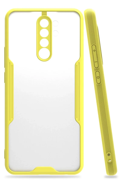 Xiaomi Redmi Note 8 Pro Kılıf Platin Silikon - Sarı