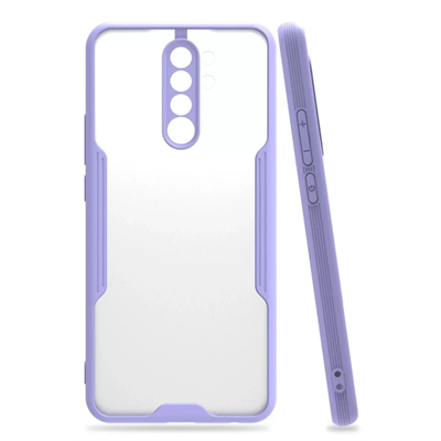 Xiaomi Redmi Note 8 Pro Kılıf Platin Silikon - Lila
