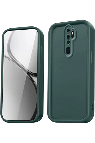 Xiaomi Redmi Note 8 Pro Kılıf Viera Silikon - Koyu Yeşil