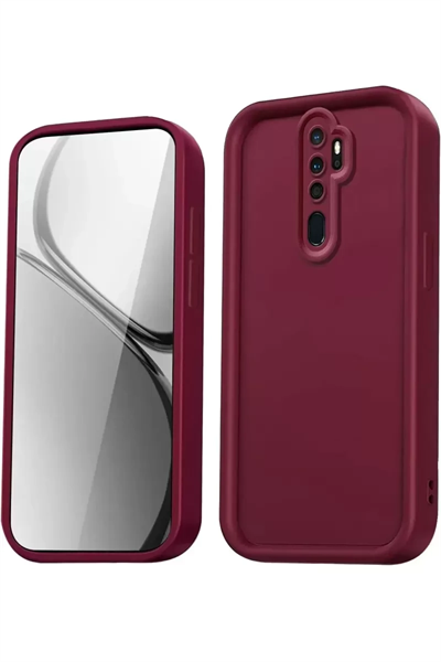 Xiaomi Redmi Note 8 Pro Kılıf Viera Silikon - Bordo