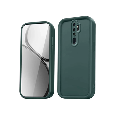 Xiaomi Redmi Note 8 Pro Kılıf Viera Silikon - Koyu Yeşil