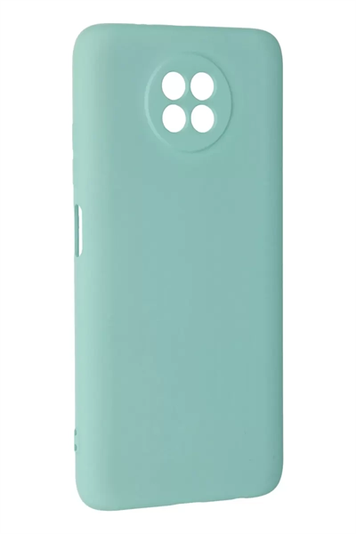 Xiaomi Redmi Note 9 5G Kılıf Nano içi Kadife Silikon - Turkuaz