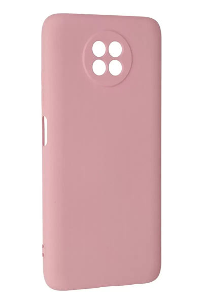 Xiaomi Redmi Note 9 5G Kılıf Nano içi Kadife Silikon - Pembe