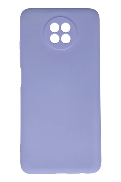 Xiaomi Redmi Note 9 5G Kılıf Nano içi Kadife Silikon - Lila