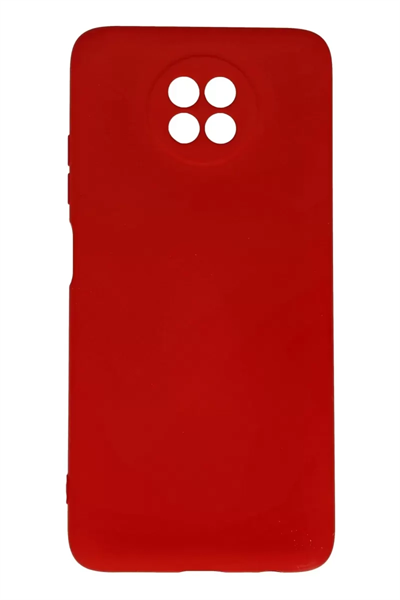 Xiaomi Redmi Note 9 5G Kılıf Nano içi Kadife Silikon - Kırmızı