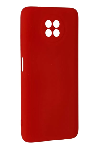Xiaomi Redmi Note 9 5G Kılıf Nano içi Kadife Silikon - Kırmızı
