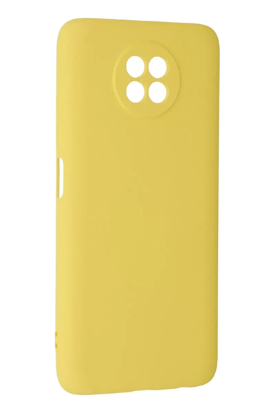 Xiaomi Redmi Note 9 5G Kılıf Nano içi Kadife Silikon - Sarı