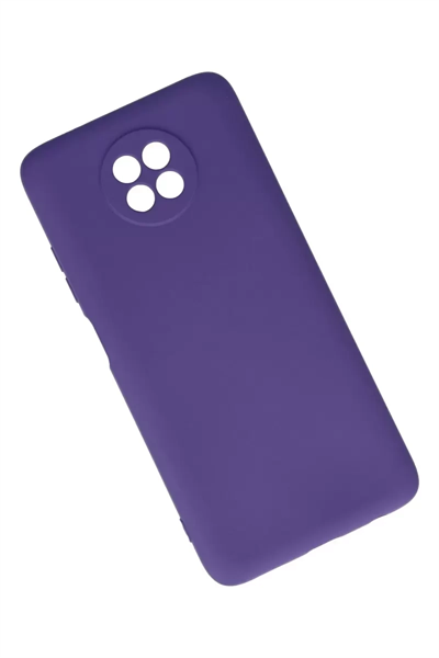 Xiaomi Redmi Note 9 5G Kılıf Nano içi Kadife Silikon - Mor