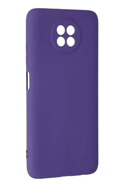 Xiaomi Redmi Note 9 5G Kılıf Nano içi Kadife Silikon - Mor