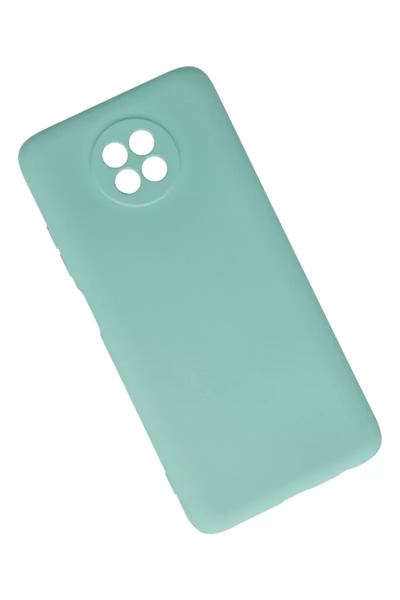 Xiaomi Redmi Note 9 5G Kılıf Nano içi Kadife Silikon - Turkuaz