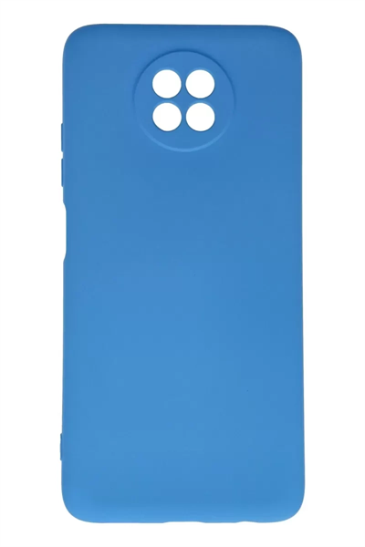 Xiaomi Redmi Note 9 5G Kılıf Nano içi Kadife Silikon - Mavi