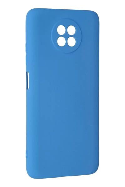 Xiaomi Redmi Note 9 5G Kılıf Nano içi Kadife Silikon - Mavi