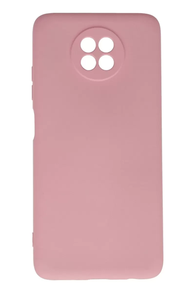 Xiaomi Redmi Note 9 5G Kılıf Nano içi Kadife Silikon - Pembe
