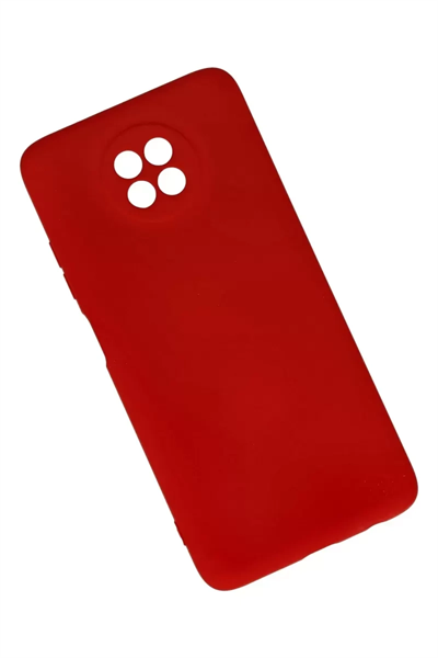 Xiaomi Redmi Note 9 5G Kılıf Nano içi Kadife Silikon - Kırmızı