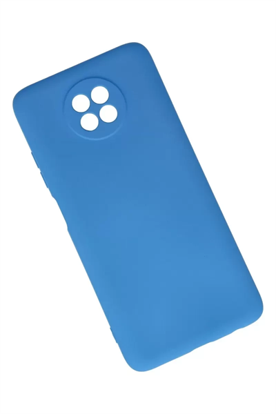Xiaomi Redmi Note 9 5G Kılıf Nano içi Kadife Silikon - Mavi