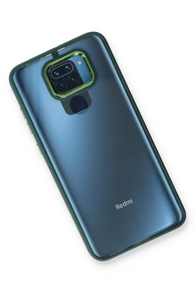 Xiaomi Redmi Note 9 Kılıf Dora Kapak - Haki Yeşil