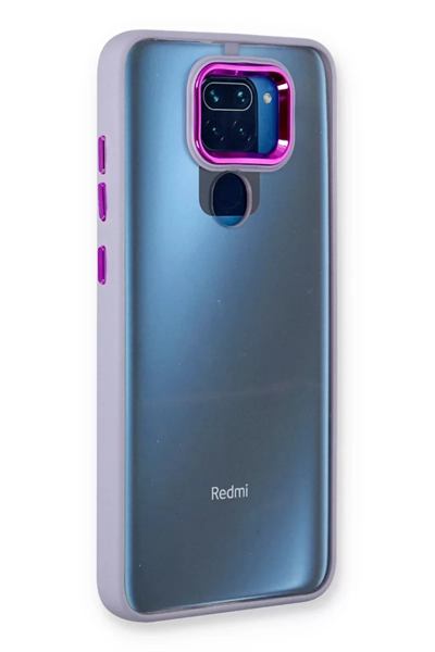 Xiaomi Redmi Note 9 Kılıf Dora Kapak - Lila