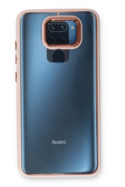 Xiaomi Redmi Note 9 Kılıf Dora Kapak - Pudra