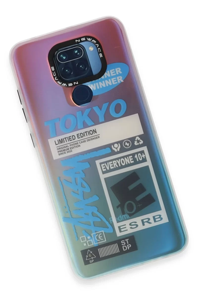 Xiaomi Redmi Note 9 Kılıf Estoril Desenli Kapak - Estoril - 1