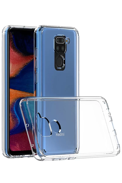 Xiaomi Redmi Note 9 Kılıf Lüx Şeffaf Silikon - Şeffaf