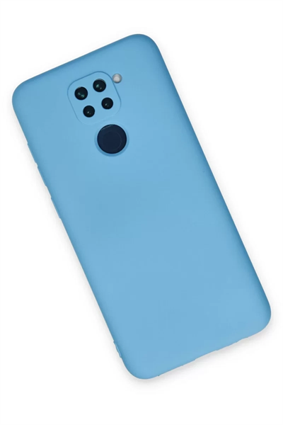Xiaomi Redmi Note 9 Kılıf Nano içi Kadife Silikon - Mavi