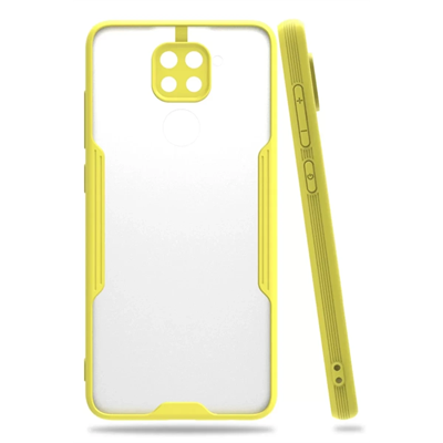Xiaomi Redmi Note 9 Kılıf Platin Silikon - Sarı