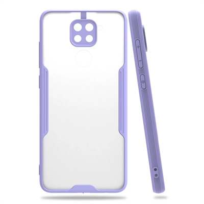 Xiaomi Redmi Note 9 Kılıf Platin Silikon - Lila
