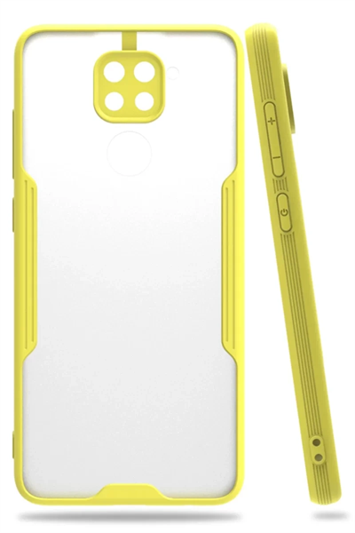 Xiaomi Redmi Note 9 Kılıf Platin Silikon - Sarı