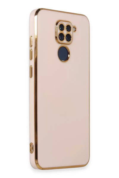 Xiaomi Redmi Note 9 Kılıf Volet Silikon - Pembe