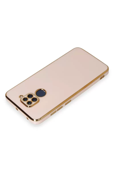 Xiaomi Redmi Note 9 Kılıf Volet Silikon - Pembe