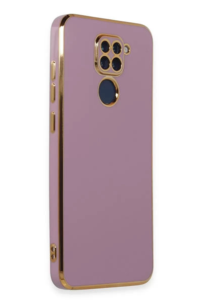 Xiaomi Redmi Note 9 Kılıf Volet Silikon - Mor