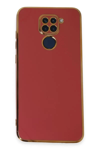 Xiaomi Redmi Note 9 Kılıf Volet Silikon - Kırmızı