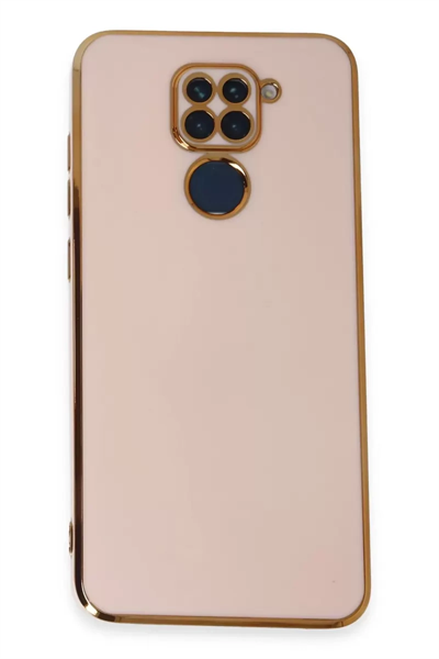 Xiaomi Redmi Note 9 Kılıf Volet Silikon - Pembe