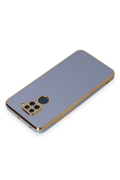 Xiaomi Redmi Note 9 Kılıf Volet Silikon - Mavi
