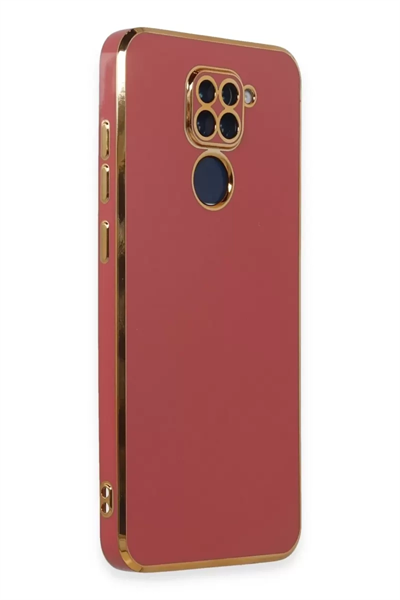 Xiaomi Redmi Note 9 Kılıf Volet Silikon - Kırmızı