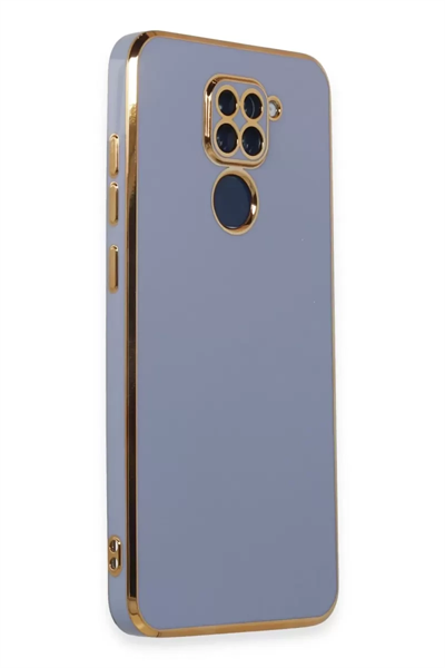 Xiaomi Redmi Note 9 Kılıf Volet Silikon - Mavi