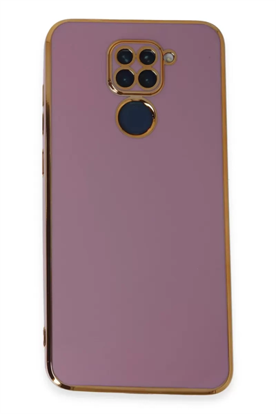 Xiaomi Redmi Note 9 Kılıf Volet Silikon - Mor