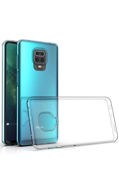 Xiaomi Redmi Note 9 Pro Kılıf Lüx Şeffaf Silikon - Şeffaf