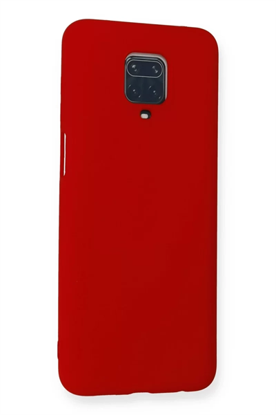 Xiaomi Redmi Note 9 Pro Kılıf Nano içi Kadife Silikon - Kırmızı